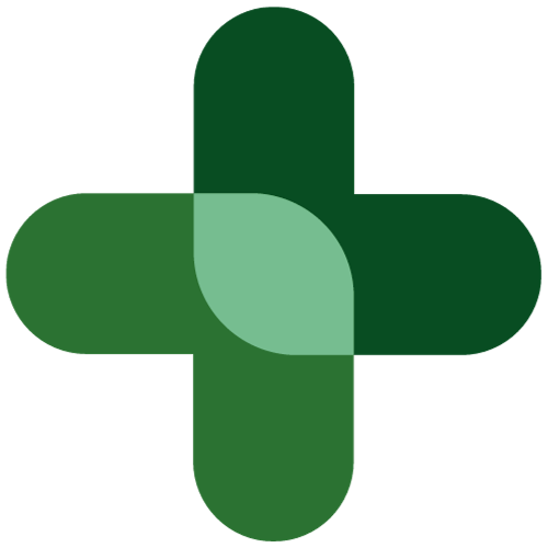 Blue Gradient Modern Simple Pharmacy Logo